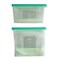 7Penn Silicone Food Storage Bag 500mL and 1000mL - 2pk Green Reusable Food Bags